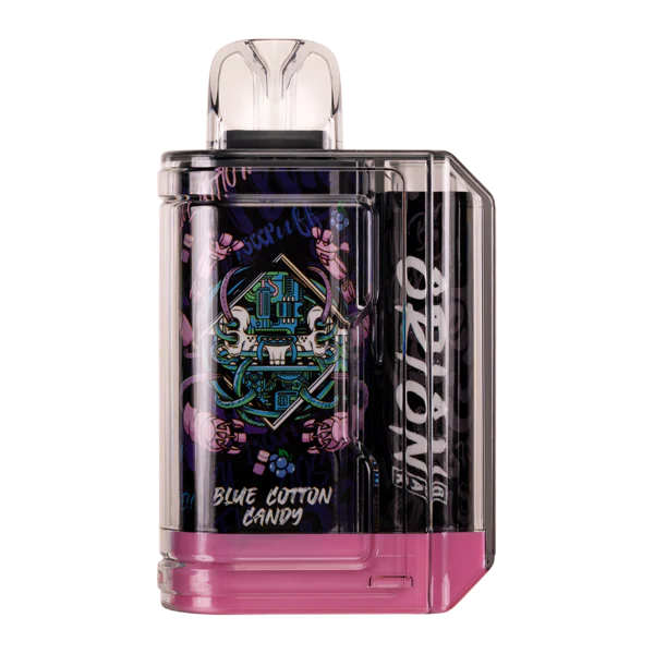 Blue Cotton Candy Lost Vape Orion Bar 7500 - Black Coral